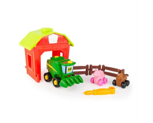 Конструктор John Deere Kids Збери трактор із загоном (47210)