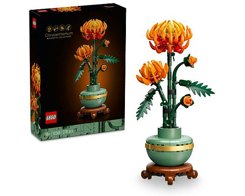 Конструктор LEGO Icons Хризантема 278 деталей (10368) Конструктор LEGO Icons Хризантема 278 деталей (10368)