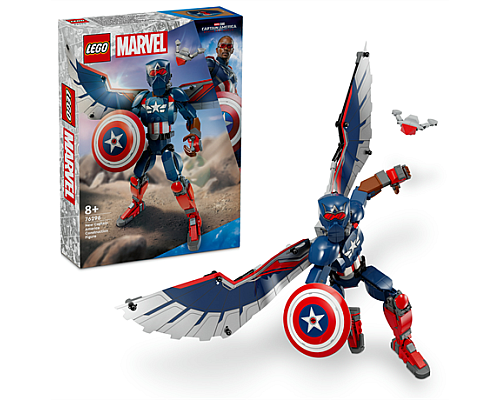 Конструктор LEGO Marvel Фігурка Нового Капітана Америка для складання 359 деталей (76296) Конструктор LEGO Marvel Фігурка Нового Капітана Америка для складання 359 деталей (76296)