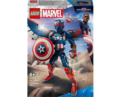 Конструктор LEGO Marvel Фігурка Нового Капітана Америка для складання 359 деталей (76296) Конструктор LEGO Marvel Фігурка Нового Капітана Америка для складання 359 деталей (76296)