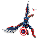 Конструктор LEGO Marvel Фігурка Нового Капітана Америка для складання 359 деталей (76296)