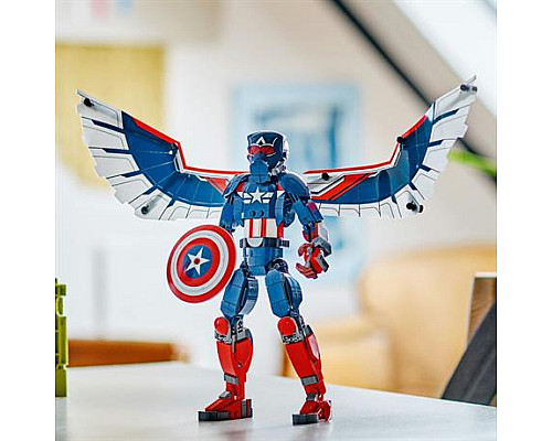 Конструктор LEGO Marvel Фігурка Нового Капітана Америка для складання 359 деталей (76296) Конструктор LEGO Marvel Фігурка Нового Капітана Америка для складання 359 деталей (76296)