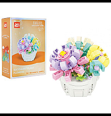 Дитячий конструктор Ramiz 88067A Букет у горщику 253 ел, різнокольоровий