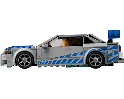 Конструктор LEGO Speed Champions Подвійний форсаж Nissan Skyline GT-R R34, 319 деталей (76917)