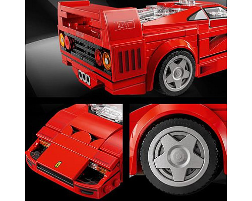 Конструктор LEGO Speed Champions Суперкар Ferrari F40, 318 деталей (76934)
