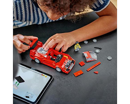 Конструктор LEGO Speed Champions Суперкар Ferrari F40, 318 деталей (76934)