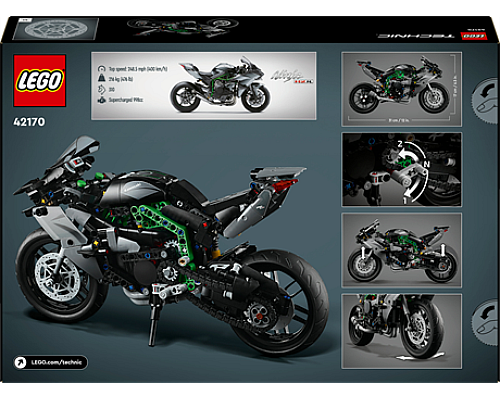 Конструктор LEGO Technic Мотоцикл Kawasaki Ninja H2R 643 ел. (42170)