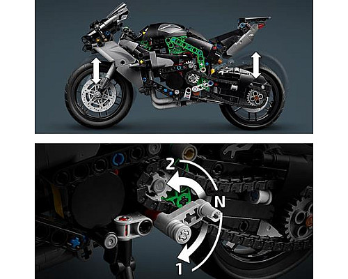 Конструктор LEGO Technic Мотоцикл Kawasaki Ninja H2R 643 ел. (42170)