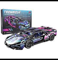 Дитячий конструктор Ramiz 7604 Спорткар 1280 ел, різнокольоровий