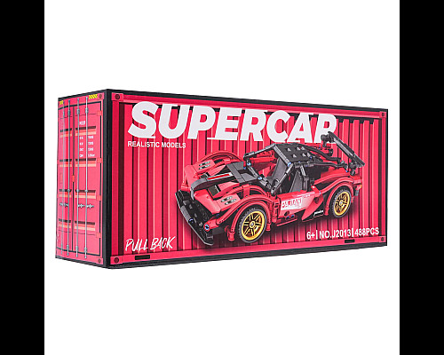 Дитячий конструктор Ramiz J2013C Спортивний автомобіль 482 ел, червоний