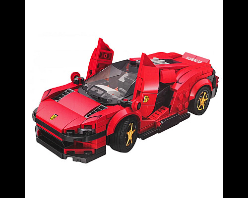 Дитячий конструктор Reobrix 11027 Спортивний автомобіль 306 ел, червоний