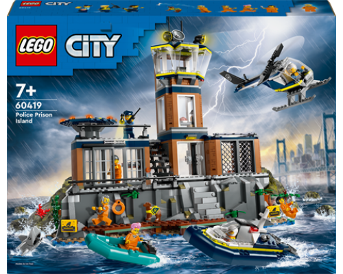 Конструктор LEGO City Поліцейський острів-в'язниця 980 ел. (60419)