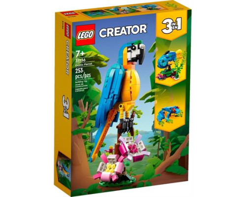 Конструктор LEGO Creator Екзотичний папуга 253 ел. (31136)