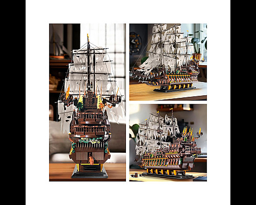 Дитячий конструктор Ramiz 13197 Піратський корабель 4364 ел, різнокольоровий