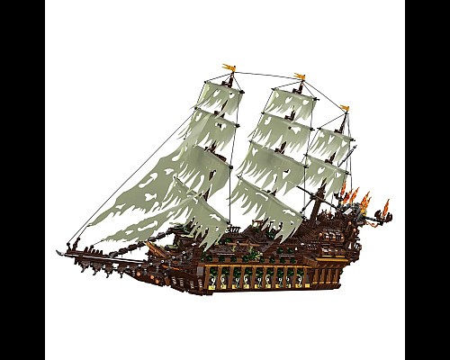 Дитячий конструктор Ramiz 13197 Піратський корабель 4364 ел, різнокольоровий