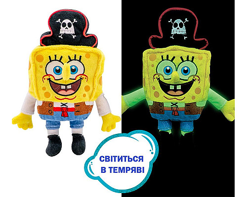 М'яка іграшка Funrise Губка Боб, що світиться у темряві 
