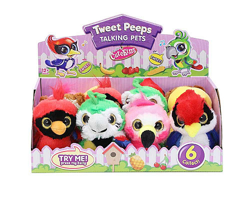 М'яка іграшка Funville Cutekins Гомінливі пташенята, Каченя 12 см