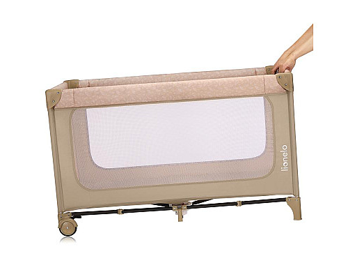 Манеж-ліжко Lionelo JASMIN EASY FOLD BEIGE SAND Манеж-ліжко Lionelo JASMIN EASY FOLD BEIGE SAND