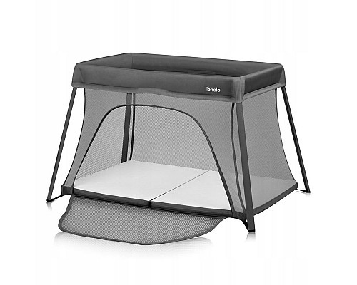 Ліжечко-манеж Lionelo ALICE GREY 110,5 х 74,5 х 68 см - сірий