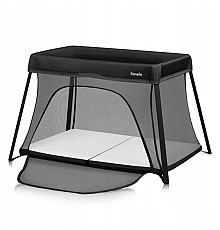 Ліжечко-манеж Lionelo ALICE BLACK 110,5 х 74,5 х 68 см - чорний