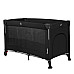 Ліжечко-манеж Lionelo ELLEN BLACK CARBON 125,5 х 65,5 х 77,8 см - чорний