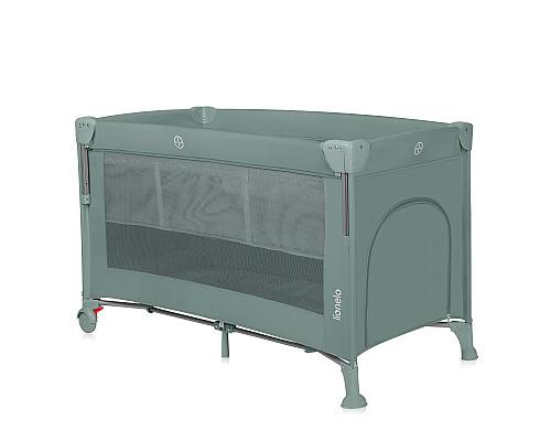 Ліжечко-манеж Lionelo ELLEN GREEN SAGE 125,5 х 65,5 х 77,8 см - зелений