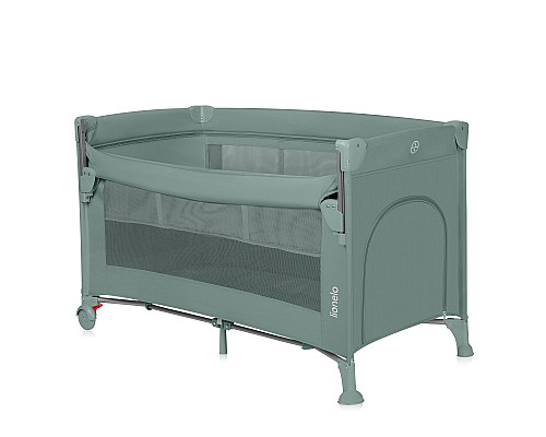 Ліжечко-манеж Lionelo ELLEN GREEN SAGE 125,5 х 65,5 х 77,8 см - зелений