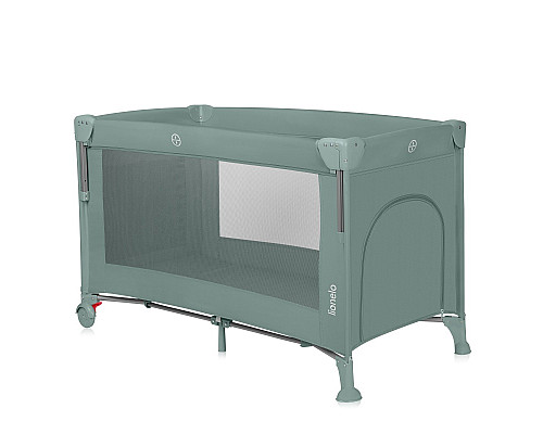 Ліжечко-манеж Lionelo ELLEN GREEN SAGE 125,5 х 65,5 х 77,8 см - зелений
