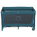 Ліжечко-манеж Lionelo FLOWER GREEN TURQUOISE 84 х 125 х 41 см - зелений