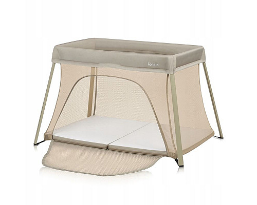 Ліжечко-манеж Lionelo  ALICE BEIGE OLIVE 110,5 х 74,5 х 68 см - оливковий