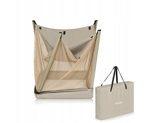 Ліжечко-манеж Lionelo  ALICE BEIGE OLIVE 110,5 х 74,5 х 68 см - оливковий