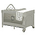 Ліжечко-манеж Lionelo FLOWER  CAPPUCCINO 84 х 125 х 41 см - сірий