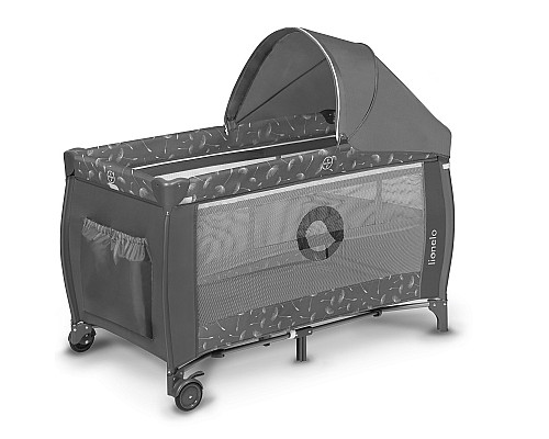 Ліжечко-манеж Lionelo SVEN PLUS  - сірий