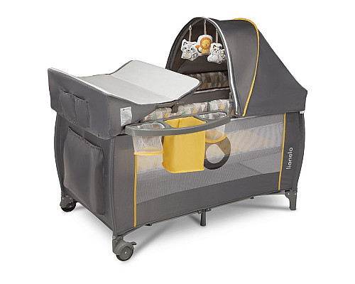Ліжечко-манеж Lionelo SVEN PLUS YELLOW SCANDI Ліжечко-манеж Lionelo SVEN PLUS YELLOW SCANDI