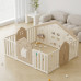 Дитячий манеж inSPORTline Doorino 150 x 180 x 100 см, бежевий