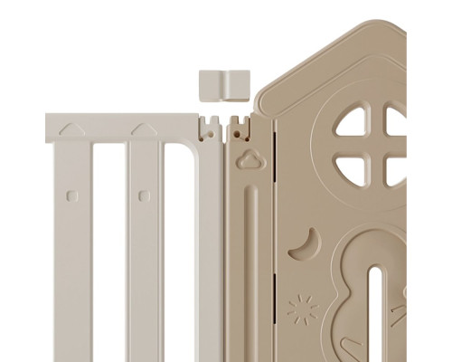 Дитячий манеж inSPORTline Doorino 150 x 180 x 100 см, бежевий