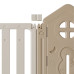 Дитячий манеж inSPORTline Doorino 150 x 180 x 100 см, бежевий