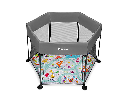 Манеж Lionelo ROEL GREY MULTICOLOR Манеж Lionelo ROEL GREY MULTICOLOR