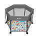 Манеж Lionelo ROEL GREY MULTICOLOR