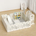 Дитячий манеж з аксесуарами inSPORTline Klaudino Max 180 x 200 см, білий