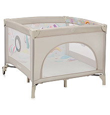 Манеж Lionelo MILLE PLUS GREY BEIGE 100 x 100 x 77 см - бежевий