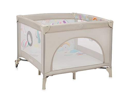 Манеж Lionelo MILLE PLUS GREY BEIGE 100 x 100 x 77 см - бежевий