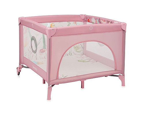 Манеж Lionelo MILLE PLUS PINK 100 x 100 x 77 см - рожевий