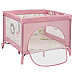 Манеж Lionelo MILLE PLUS PINK 100 x 100 x 77 см - рожевий