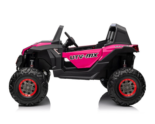 Дитяча акумуляторна машинка Баггі UTV-MX 2000N Рожева