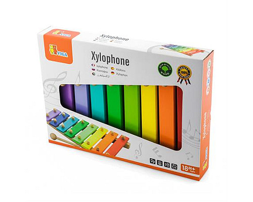 Дерев'яний ксилофон Viga Toys 8 тонів (58771)
