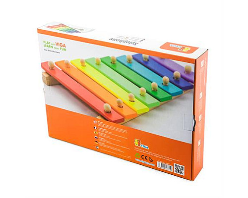 Дерев'яний ксилофон Viga Toys 8 тонів (58771)