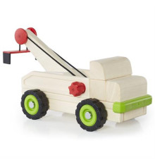 Велика машинка Guidecraft Block Science Trucks Евакуатор дерев'яний 37 см (G7532)