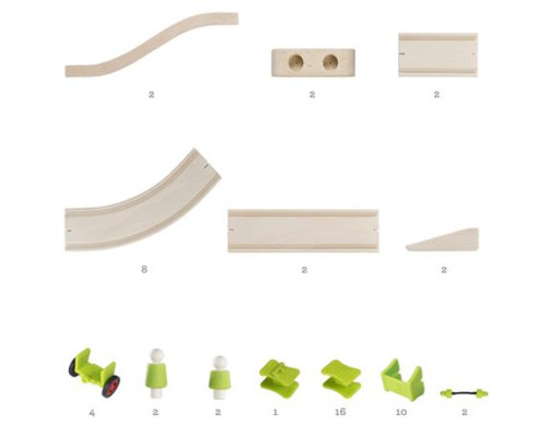 Дерев'яна дорога Guidecraft Block Science Мости світу, 55 деталей (G2100R)