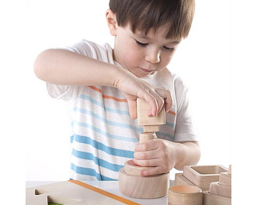 Дерев'яний сортер Guidecraft Manipulatives Фігури і розміри (G6737) Дерев'яний сортер Guidecraft Manipulatives Фігури і розміри (G6737)